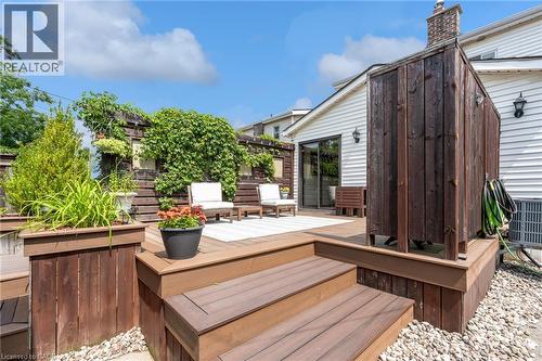 266 London Street S, Hamilton, ON - Outdoor With Deck Patio Veranda With Exterior
