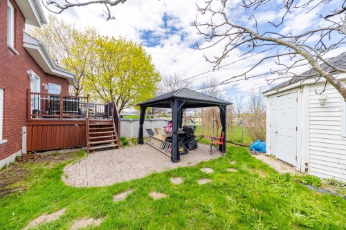 Cour - 55 Rue Picasso, La Prairie, QC - Outdoor With Deck Patio Veranda