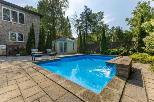 Pool - 6 Av. St-Louis, Beaconsfield, QC - Outdoor With In Ground Pool