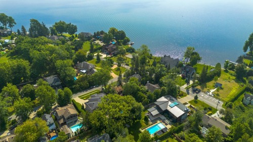 Aerial View - 6 Av. St-Louis, Beaconsfield, QC - Outdoor With Body Of Water With View