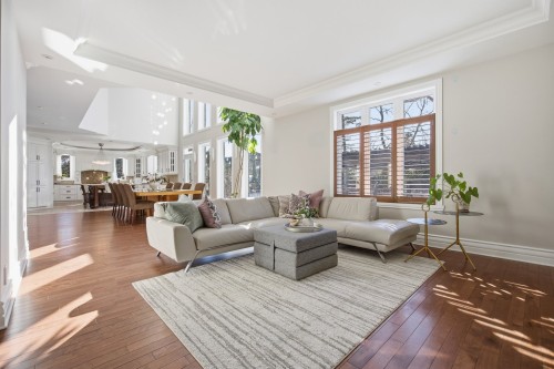 Family Room - 6 Av. St-Louis, Beaconsfield, QC - Indoor Photo Showing Living Room