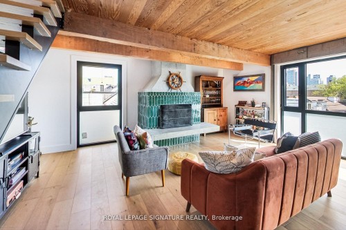 6 Littlehayes Lane, Toronto, ON - Indoor Photo Showing Living Room With Fireplace