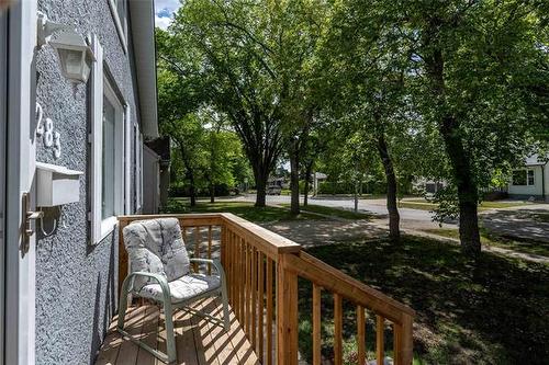 283 Oakland Ave, Winnipeg, MB - Outdoor With Deck Patio Veranda