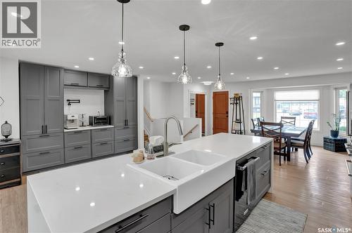 1623 General Crescent, Moose Jaw, SK - Indoor Photo Showing Kitchen With Double Sink With Upgraded Kitchen