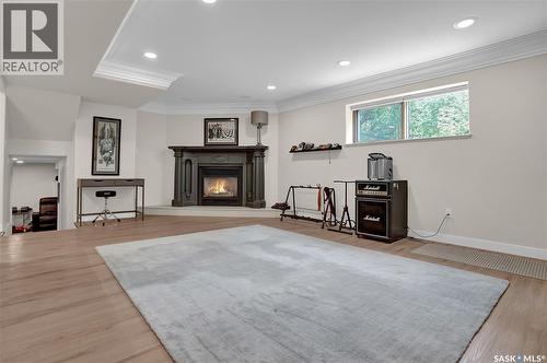 1623 General Crescent, Moose Jaw, SK - Indoor Photo Showing Living Room With Fireplace