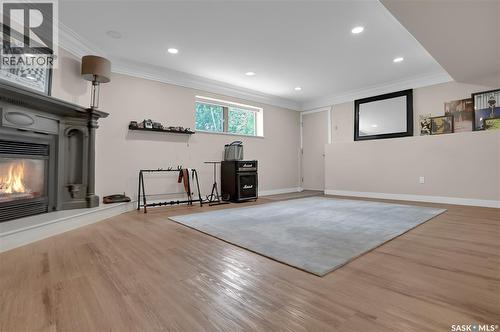 1623 General Crescent, Moose Jaw, SK - Indoor With Fireplace