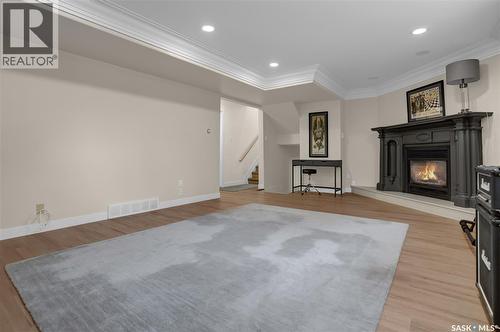 1623 General Crescent, Moose Jaw, SK - Indoor With Fireplace