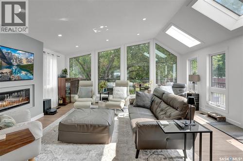 1623 General Crescent, Moose Jaw, SK - Indoor Photo Showing Living Room With Fireplace