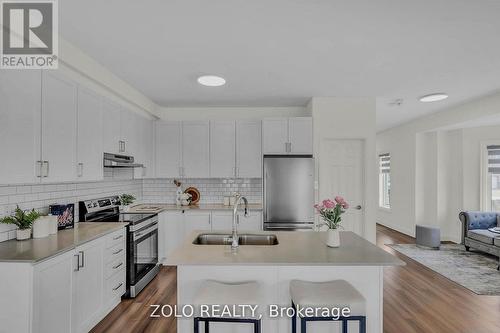 37 Prospect Way, Whitby, ON - Indoor Photo Showing Kitchen With Stainless Steel Kitchen With Double Sink With Upgraded Kitchen