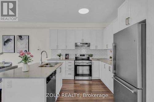 37 Prospect Way, Whitby, ON - Indoor Photo Showing Kitchen With Stainless Steel Kitchen With Double Sink With Upgraded Kitchen