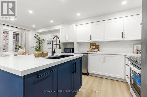 Kitchen | Main Floor - 75 - 270 Timberbank Boulevard, Toronto, ON - Indoor Photo Showing Kitchen With Double Sink With Upgraded Kitchen