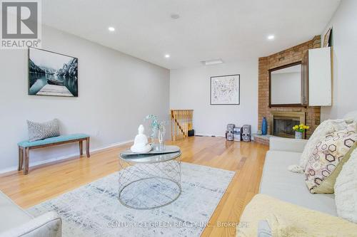 1 Candy Crescent, Brampton, ON - Indoor Photo Showing Living Room With Fireplace