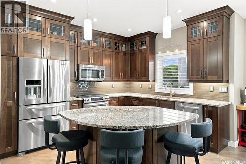 201 1St Street E, Saskatoon, SK - Indoor Photo Showing Kitchen With Upgraded Kitchen