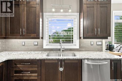 201 1St Street E, Saskatoon, SK - Indoor Photo Showing Kitchen With Double Sink With Upgraded Kitchen
