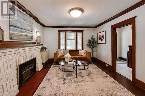 262 Belsize Drive, Toronto, ON - Indoor With Fireplace