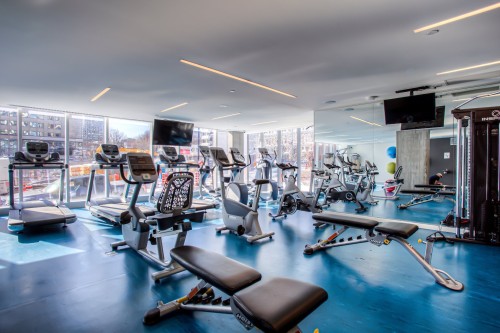 Exercise Room - 1904-1450 Boul. René-Lévesque O., Montréal (Ville-Marie), QC - Indoor Photo Showing Gym Room