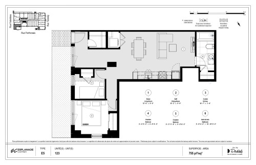 Plan (croquis) - 123-2160 Rue Tansley, Montréal (Ville-Marie), QC - Other