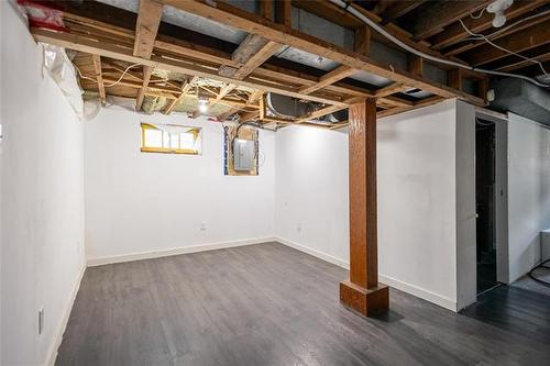 177 Semple Ave, Winnipeg, MB - Indoor Photo Showing Basement