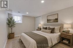 AI staged Lower level bedroom 4 - 