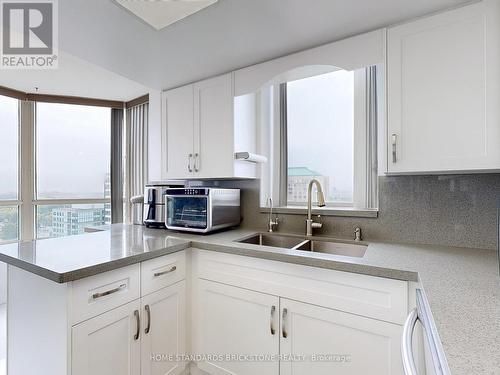 1705 - 30 Thunder Grove, Toronto, ON - Indoor Photo Showing Kitchen With Double Sink