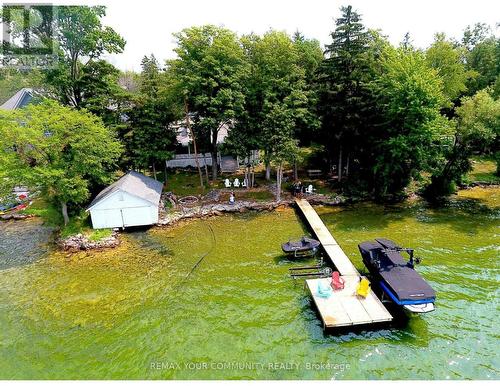 Overview of Dock - 6576 Quarry Point Road, Ramara, ON - Outdoor