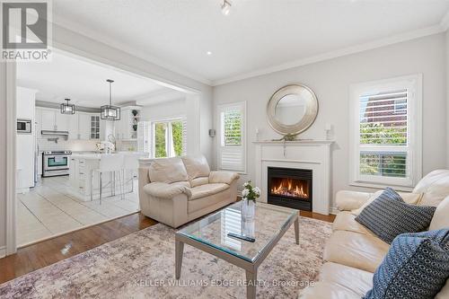5444 Sundial Road, Burlington, ON - Indoor Photo Showing Living Room With Fireplace
