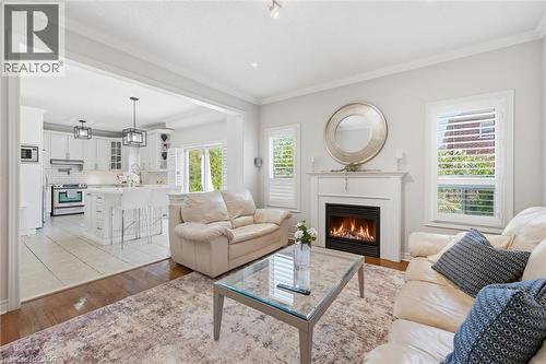 5444 Sundial Road, Burlington, ON - Indoor Photo Showing Living Room With Fireplace