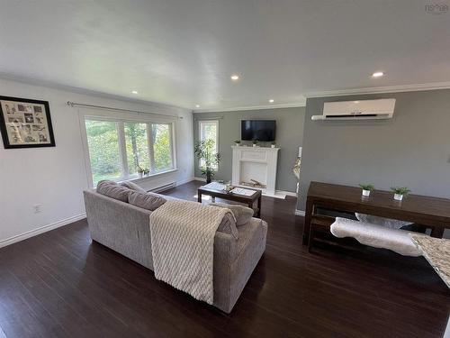 1231 289 Highway, Brookfield, NS - Indoor Photo Showing Living Room With Fireplace