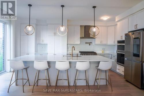 Upper - 2 Mcbride Trail, Barrie, ON - Indoor Photo Showing Kitchen With Stainless Steel Kitchen With Upgraded Kitchen