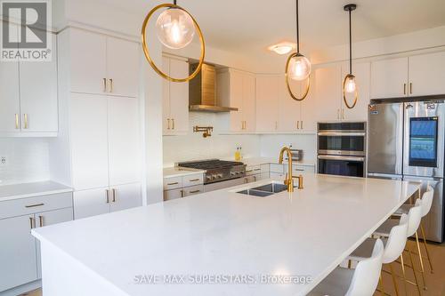 Upper - 2 Mcbride Trail, Barrie, ON - Indoor Photo Showing Kitchen With Stainless Steel Kitchen With Double Sink With Upgraded Kitchen