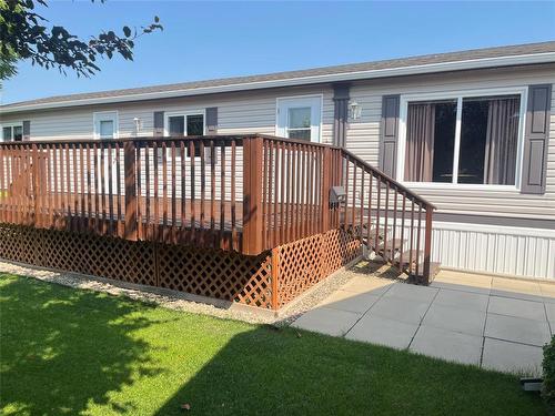 68 Bluebird Crescent, Brandon, MB - Outdoor With Deck Patio Veranda
