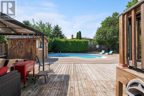 3192 Windwood Drive, Mississauga, ON - Outdoor With In Ground Pool With Deck Patio Veranda