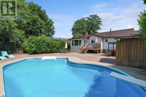 3192 Windwood Drive, Mississauga, ON - Outdoor With In Ground Pool With Backyard