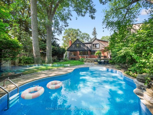 74 Fallingbrook Drive, Toronto, ON - Outdoor With In Ground Pool With Backyard