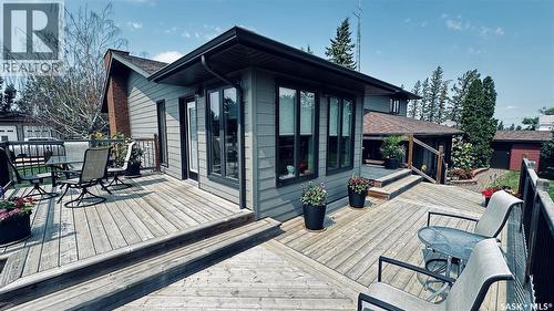 816 1St Avenue, Zenon Park, SK - Outdoor With Deck Patio Veranda