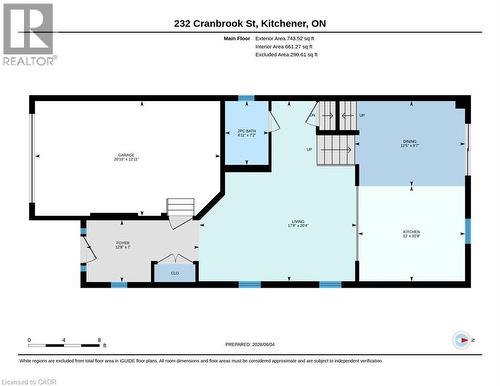 Floor plan - 232 Cranbrook Street, Kitchener, ON - Other