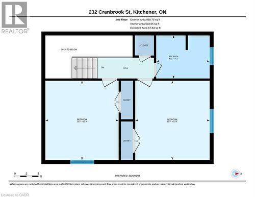Floor plan - 232 Cranbrook Street, Kitchener, ON - Other