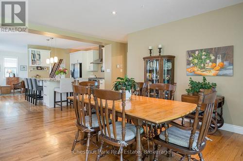 Space for large dining table for family gatherings - 71 Hickory Street, Collingwood, ON - Indoor Photo Showing Dining Room