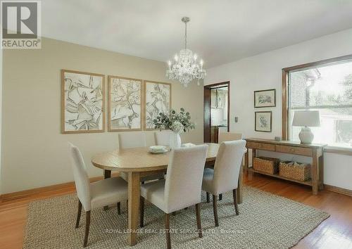 virtually staged - 85 Dawes Road, Toronto, ON - Indoor Photo Showing Dining Room