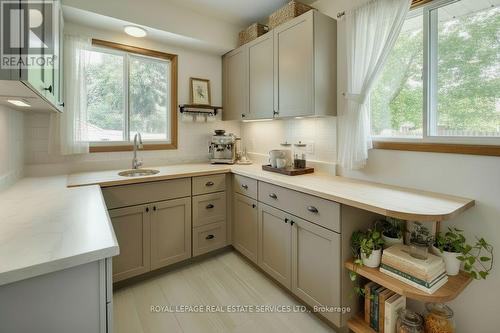 virtually staged - 85 Dawes Road, Toronto, ON - Indoor Photo Showing Kitchen