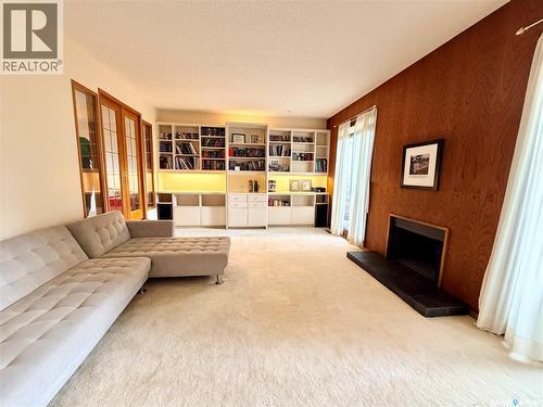 2173 Douglas Avenue, North Battleford, SK - Indoor Photo Showing Other Room With Fireplace