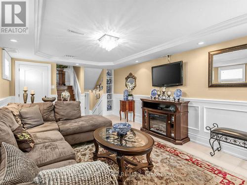 2 Grenadine Court, Toronto, ON - Indoor Photo Showing Living Room With Fireplace