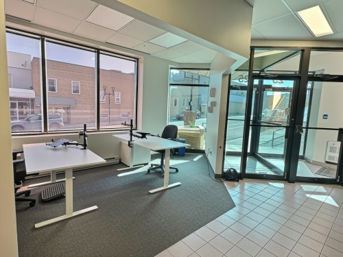 Réception - 25 Rue Gamble E., Rouyn-Noranda, QC - Indoor Photo Showing Gym Room