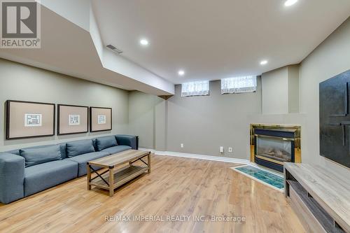 4303 Mayflower Drive, Mississauga, ON - Indoor Photo Showing Basement With Fireplace