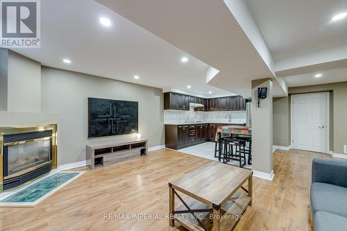 4303 Mayflower Drive, Mississauga, ON - Indoor Photo Showing Living Room With Fireplace