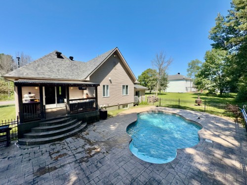 Back of Structure - 45 Tsse Raymond, Saint-André-D'Argenteuil, QC - Outdoor With Deck Patio Veranda