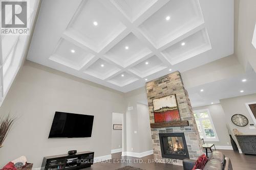 94 Terrence Park Drive, Hamilton (Ancaster), ON - Indoor With Fireplace