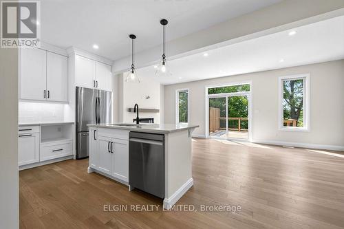 15 - 49 Royal Dornoch Drive, St. Thomas, ON - Indoor Photo Showing Kitchen With Upgraded Kitchen