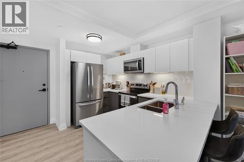 3320 Stella Crescent Unit# 109, Windsor, ON - Indoor Photo Showing Kitchen With Double Sink With Upgraded Kitchen
