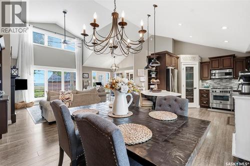 Rural Address / Naismith Acreage, Young, SK - Indoor Photo Showing Dining Room